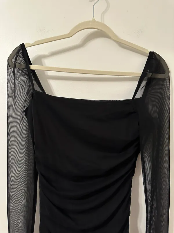 Princess Polly Charvi Mini Dress Black - Image 8