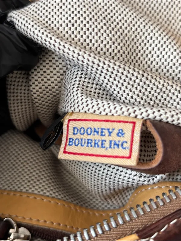 Dooney & Bourke All Weather Leather 2 (AWL 2) mustard yellow Satchel /Crossbody - Image 11