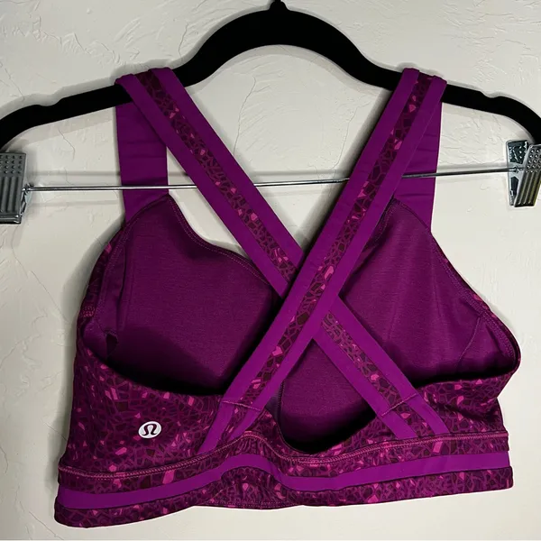 lululemon athletica Rack Pack Magenta‎ Sports Bra - Image 7