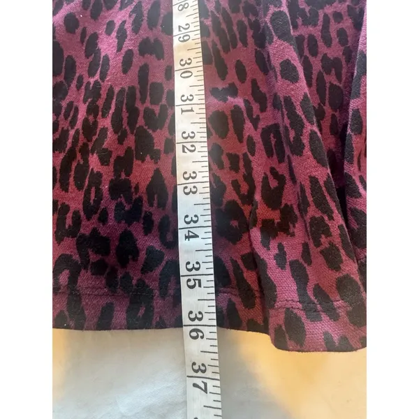 Beach Lunch Lounge Dress Sz Small Leopard Animal Print Safari Boho Fall Autumn - Image 13