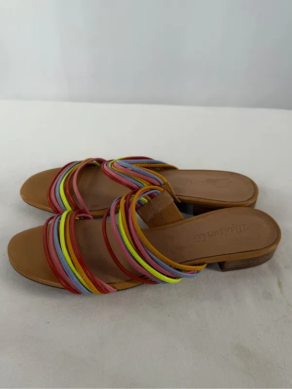 Madewell The Meg Leather‎ Slide Strappy Sandal in Multi Size 6.5 - Image 5