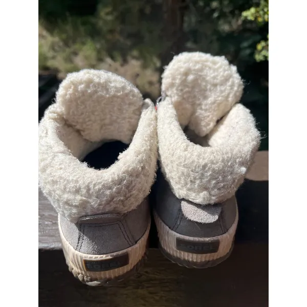 Sorel Out N About Plus Conquest Sherpa Lined Waterproof Boots Size 5 - Image 4
