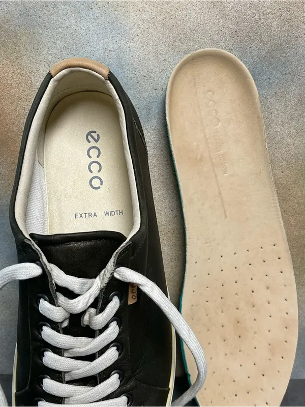 Ecco Soft 7 Women's Deep Green Leather Sneakers Size 10 - Image 5
