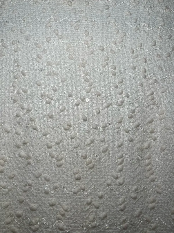 Dress The Population Sandra Textured Knit Body-Con Ivory Dress Size Small - Image 3