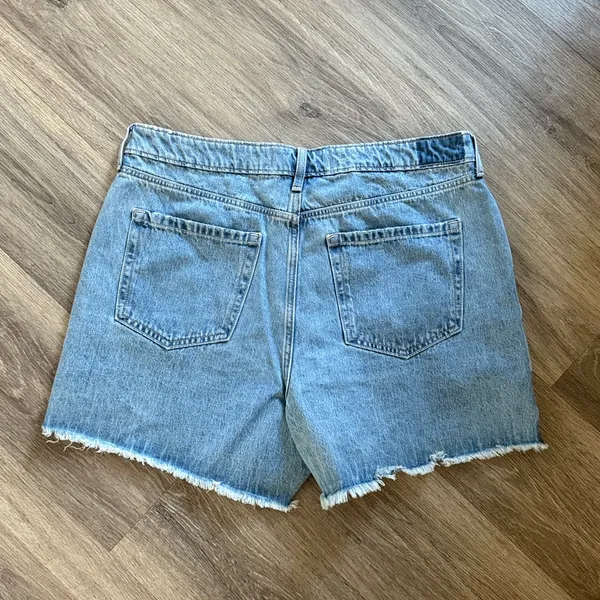 Hollister Light Blue Jean Shorts High rise Casual Denim 33 - Image 2