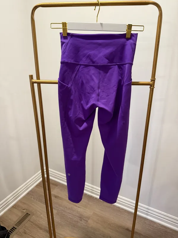 Lululemon Leggings purple size 6 - Image 2