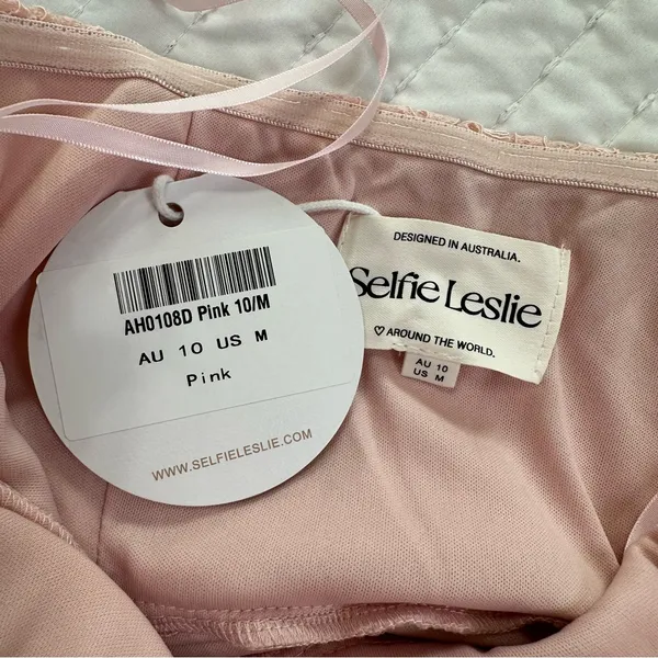 Selfie Leslie Gown Strapless Dancing With Me Sweetheart Tulle Midi Dress Pink - Image 14