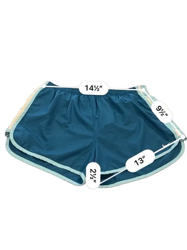 NIKE Dri-Fit Running teal Shorts size L - Image 3