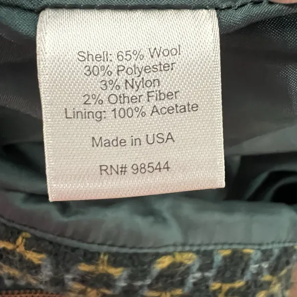Vintage Beth Bowley Pencil Skirt Sz‎ 6 Tweed Wool Blend - Image 4