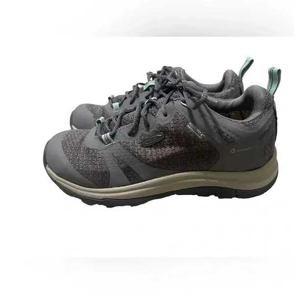 🥾 KEEN Women’s Terradora 2 Waterproof Hiking Shoes Gray/Blue‎ Low Top Sz 6🥾 - Image 2