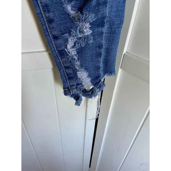 Rue 21‎ Womens Jeans Sz 4 Low Rise Ankle Jegging Distressed Destroyed Ripped - Image 7
