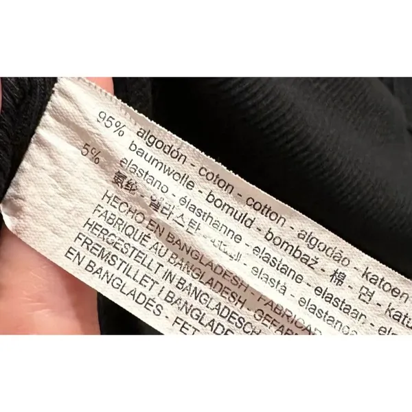 Zara Black Ribbed Tank - Image 4