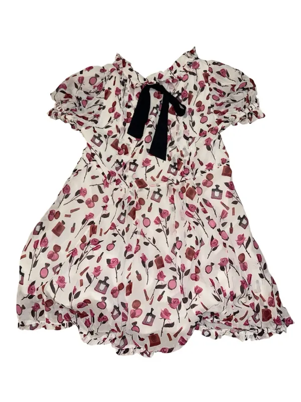 Maeve Anthropologie Floral Perfume Print Puff Sleeve Dress XLP Plus Petite - Image 2