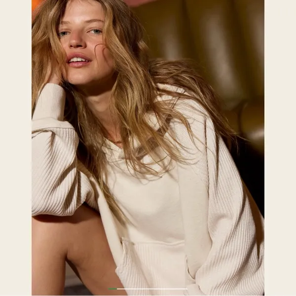 Aerie waffle hoodie, NWT! - Image 2