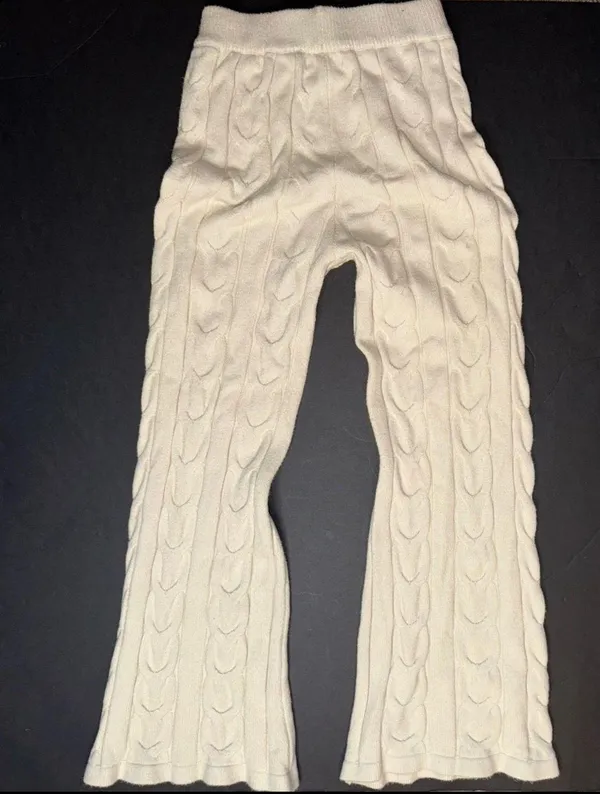 Cozy Flare Pants Tan - Image 4