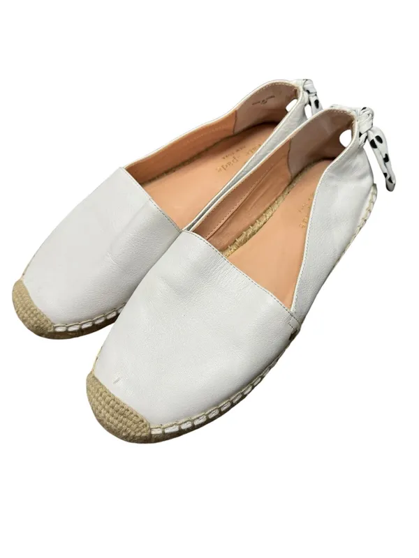 Kate Spade New York Womens Tie Back Grayson Slip On Espadrille Shoes White 7.5 - Image 2