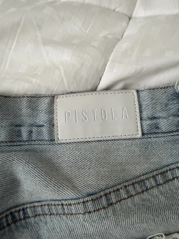 Pistola Cut-Off Denim Shorts - Image 3