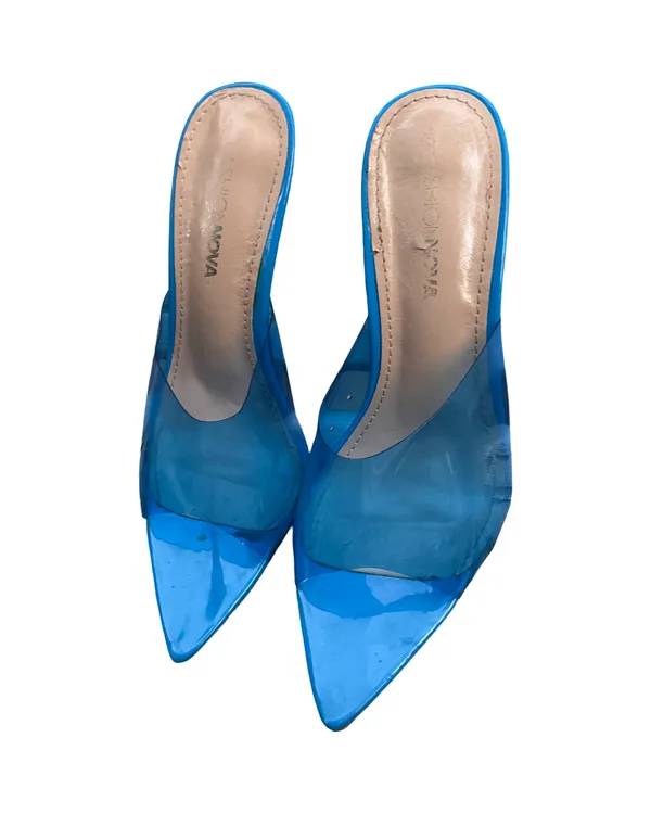 Heels Blue Size 7.5 - Image 8