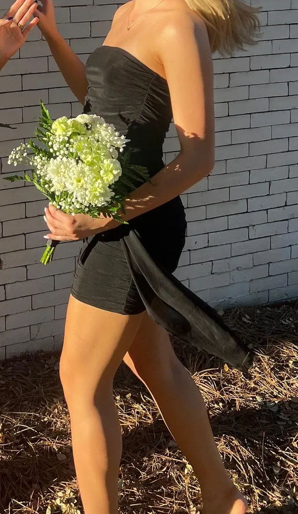 Black Homecoming Dress Size M - Image 4
