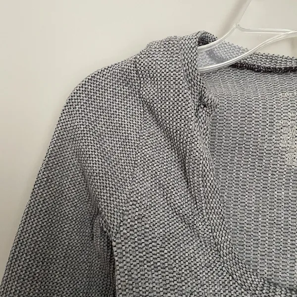 Free People Size XS/S Gray Stretchy Long Sleeve Shirt - Image 2