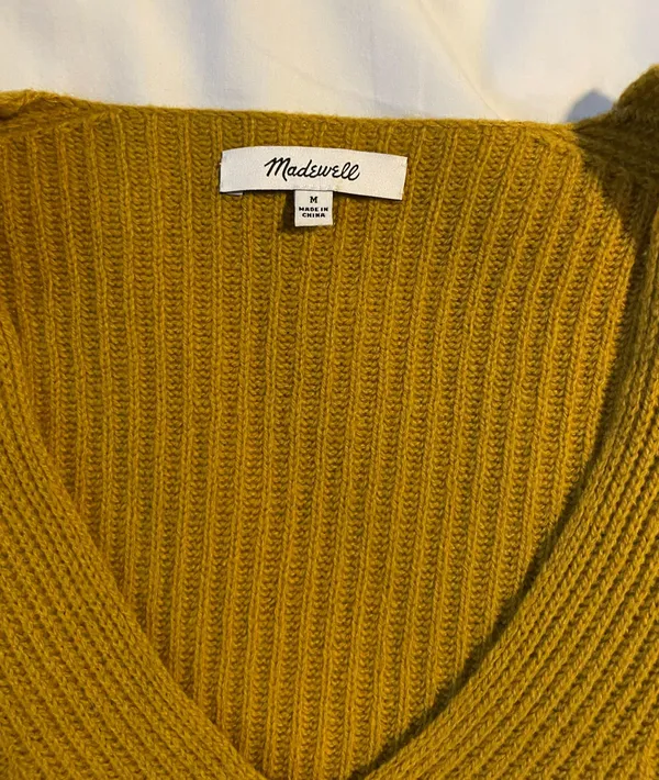 Madewell Mustard Sweater - Image 4