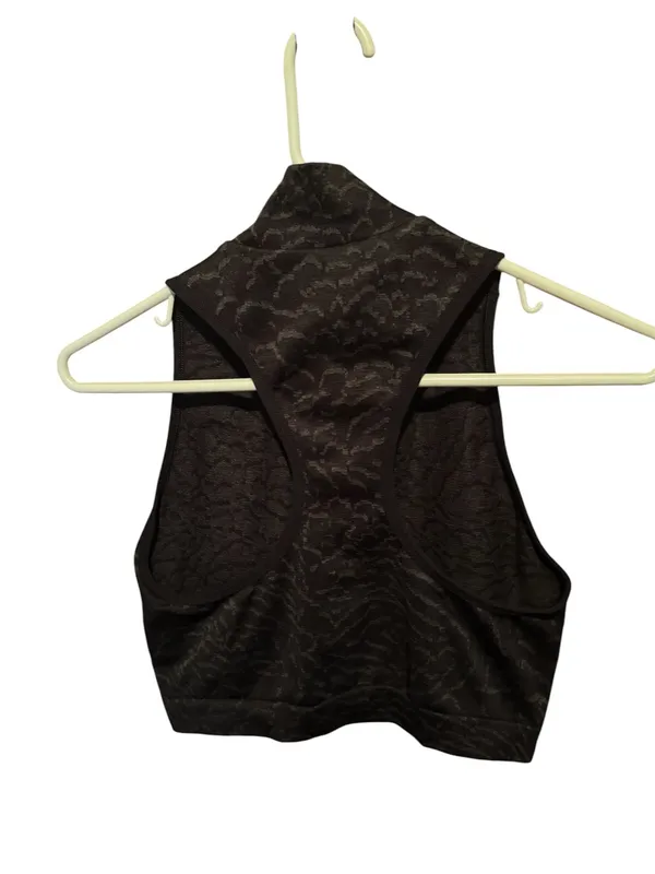 ADAPT ANIMAL SEAMLESS CROP 1/2 ZIP Size Large NWOT - Image 3