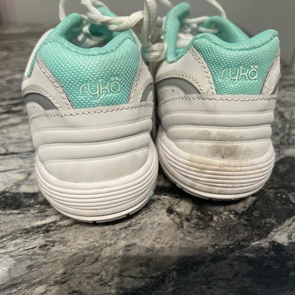 Ryka Women's Athletic Shoes in White and Mint - Image 4