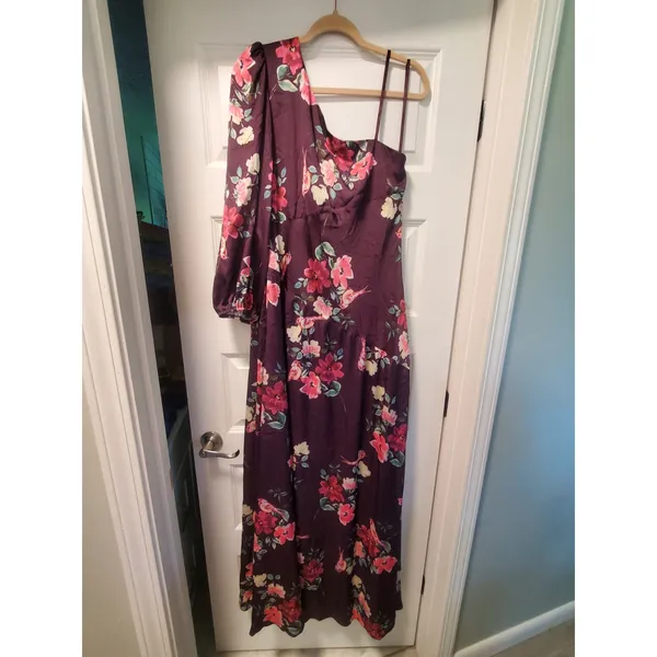 Ieena for Mac Duggal Gown.a22 Purple Size L - Image 2