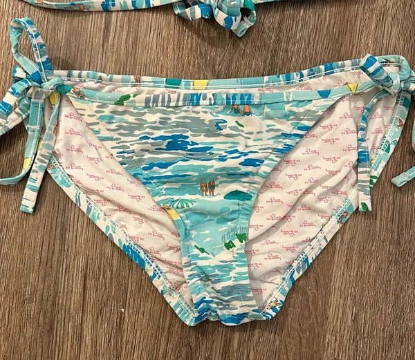 Lily Pulitzer bikini set size XXS in both top and bottom - Image 2