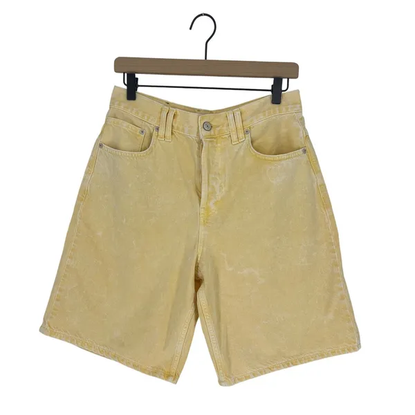 Free People We The Free Montana Bermuda Shorts Butter Yellow Size 27 - Image 2