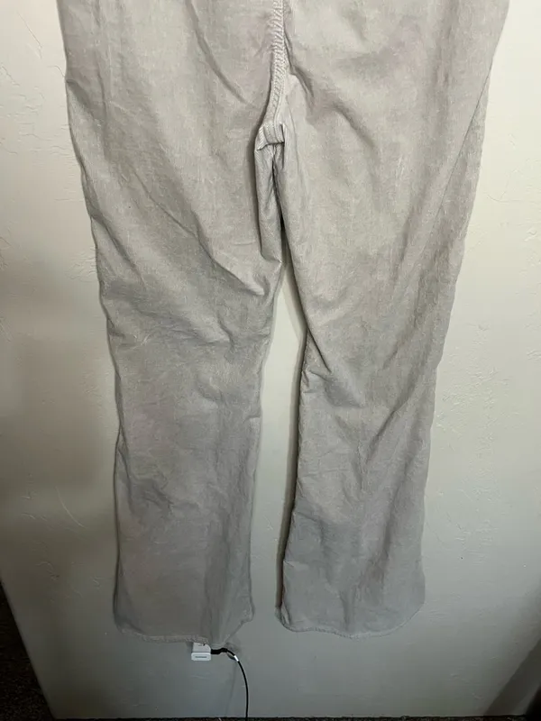 We The Free‎ People Jayde Cord High Rise Flare Cream Pants - Image 12
