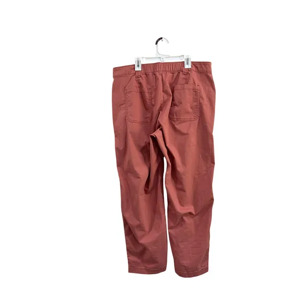 Old‎ Navy High Rise OG Chino Pants Pink Cotton Blend Casual Preppy Size L - Image 2