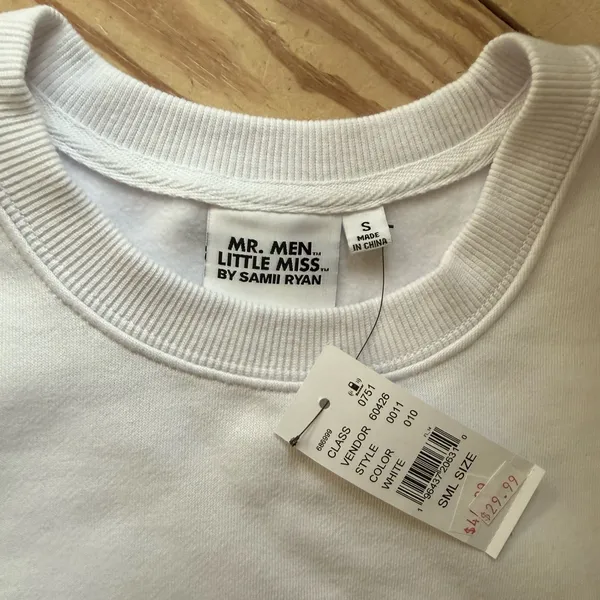PacSun By Samii Ryan x Little Miss "Kindness Costs Nothing" sweatshirt sz S NWT - Image 2
