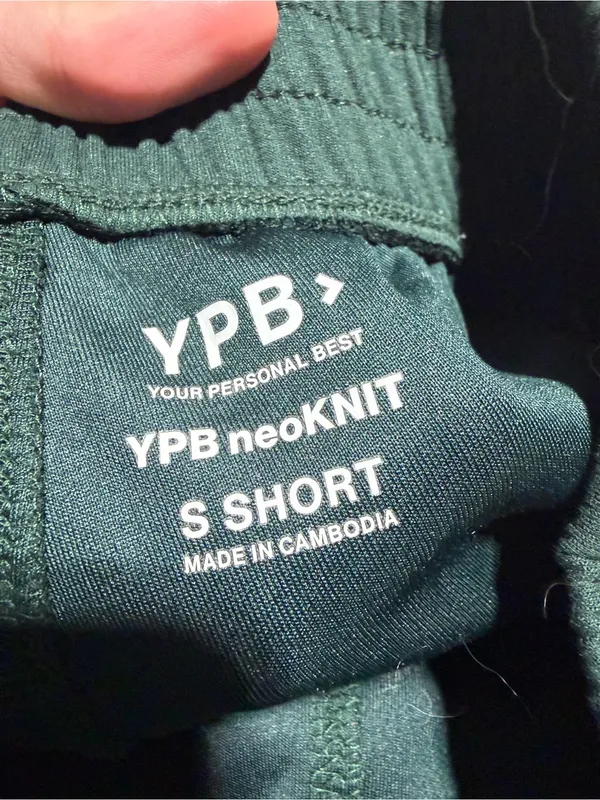 Abercrombie & fitch YPB Dark Green Elastic Waist Jogger Pants NEOKNIT S Short - Image 8