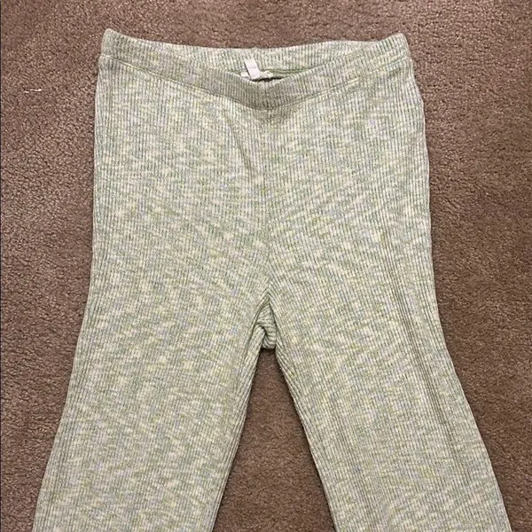 Aerie HW Ribbed Flare Pants - Image 2