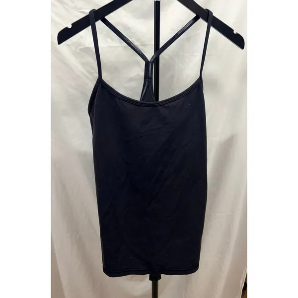 Lululemon Women's Black Power Y Luon Tank Second Release Sz 12 W1E12S - Image 3