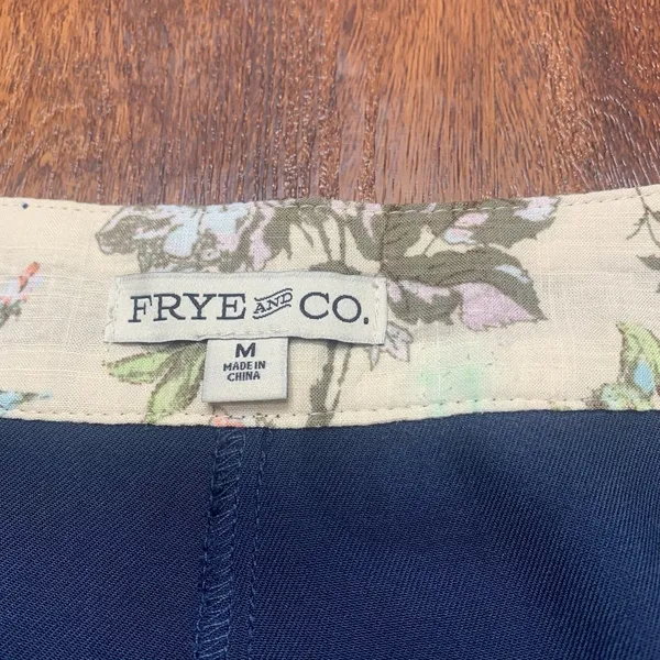 Frye & Co. Cropped Wide Leg Pants Iconic Blue Indigo Women’s Sz M New! - Image 2