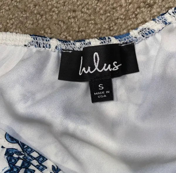 NWOT Lulu's Multi-Print One Shoulder Tie Romper - Image 5