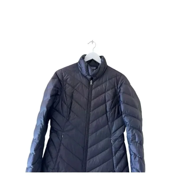 Patagonia Womens Lightweight Duck Down Puffer Parka Jacket Long Black SZ S - Image 3