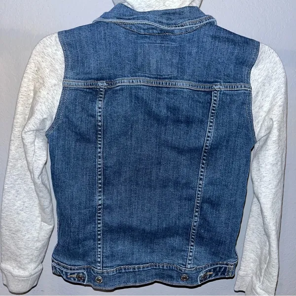 LEVI’S Women’s Hybrid Denim Hooded Trucker Jacket XS - Image 7