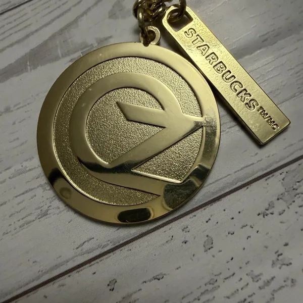 Wicked Starbucks OZ Gold Keychain Bag Charm‎ Tumbler Replacement Glinda Elphaba - Image 5