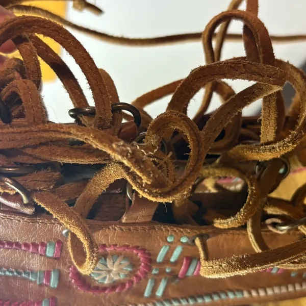 Free People Bellflower Tall Lace Up Gladiator Sandals Size‎ 39 (8.5) - Image 4