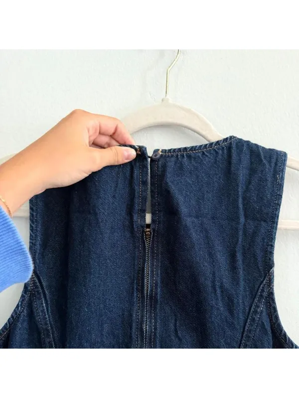Reformation Citron Denim Mini Dress - Image 7