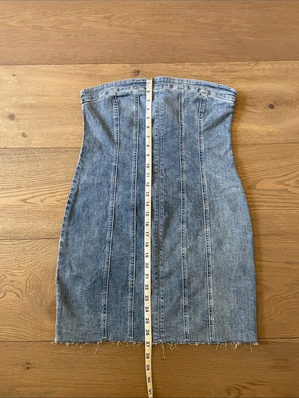 Princess Polly Houser Denim Strapless Mini Dress Women’s Size 10 US NWT - Image 13