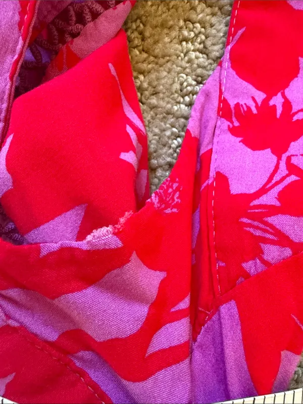 Abel the Label by Anthropologie Charlotte Purple & Red Floral Halter Maxi Dress - Image 10