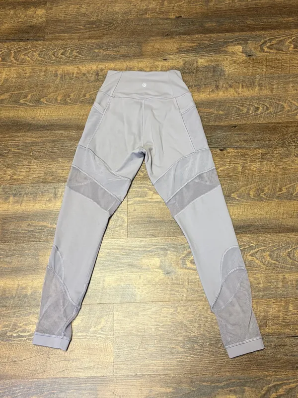 Lululemon Forget The Sweat Tight Legging 25" Dark Chrome Women's 6 Athletic - Image 13