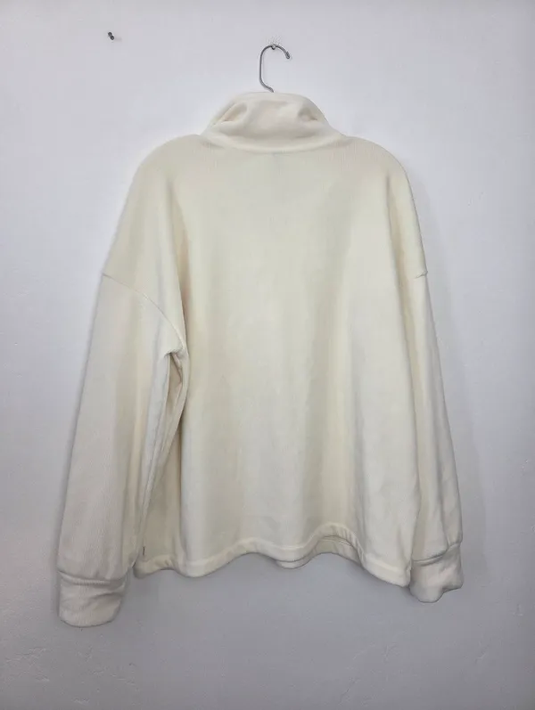 Mondetta Corduroy Fleece Pullover Cream Cozy Ultra Soft Loungewear Oversized XXL - Image 7