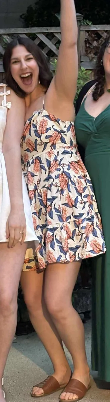 Boutique floral printed mini sundress - Image 4