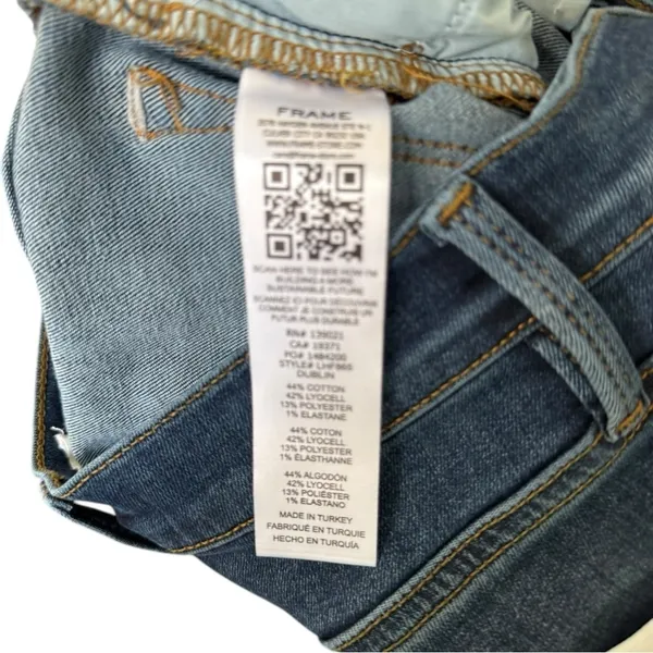 Frame Le High Flare Jeans Dublin‎ High Rise 24 Denim - Image 12