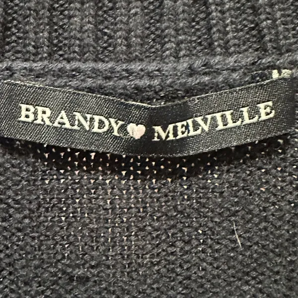Brandy Melville Blue Sweater Vest Top O/S - Image 3